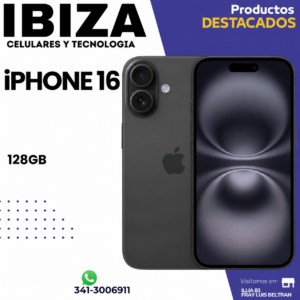 CELULAR IPHONE 16 - 128GB (BLACK)