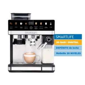 CAFETERA EXPRESO DIGITAL CON MOLINILLO SMARTLIFE 20 BAR SL-ECGDM5750