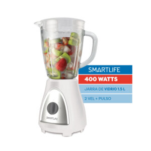 LICUADORA DE MESA 400W SMARTLIFE WHITE SL-BL1008WPN