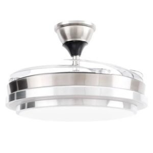 VENTILADOR DE TECHO RETRACTIL KANJI (SILVER)